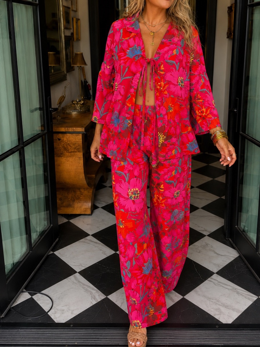 Floral two piece set